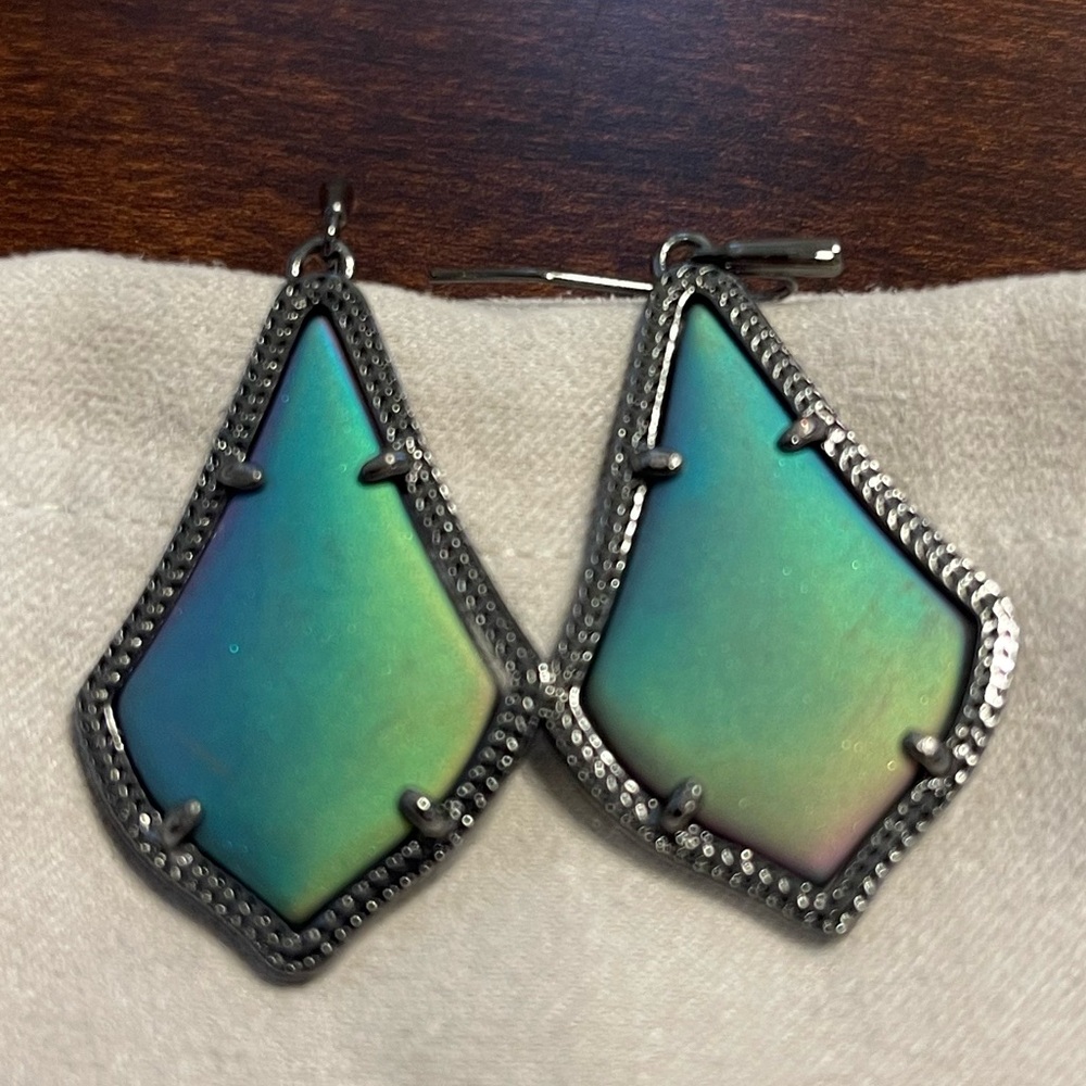 Kendra Scott Alex Gunmetal Earrings